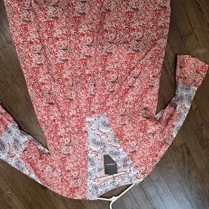 Stylish Red and Gray Mini Dress